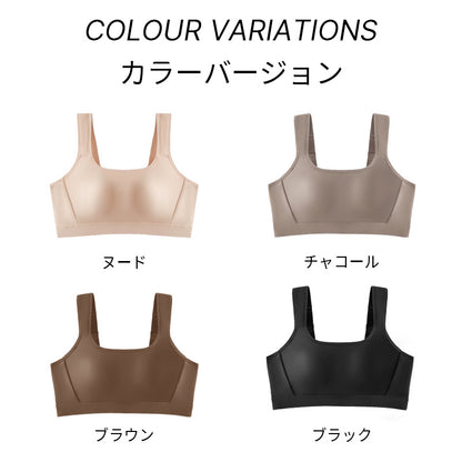 揺れ抑え 軽運動ブラ 小さく見せるブラジャー ノンワイヤー 大きいサイズ対応 A〜Fカップ | TIRASS