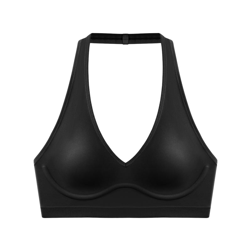ブラジャー ホルターネック ノンワイヤー 美背 スポーツ おしゃれ TIRASS
