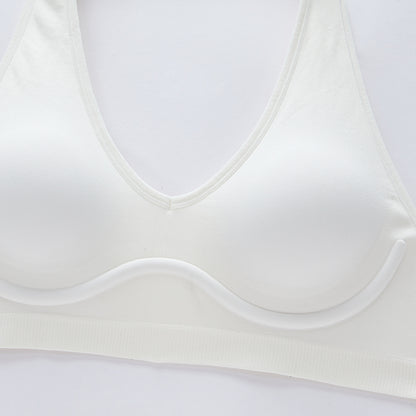 ブラジャー ホルターネック ノンワイヤー 美背 スポーツ おしゃれ TIRASS