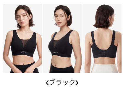 TIRASS | 小さく見せるブラ ノンワイヤー 0.2cm薄手カップ Tシャツ対応 大きいサイズ M〜4XL