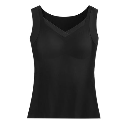 TIRASS カップ付きインナー ノンワイヤー B〜Dカップ 秋冬 M-3XL | 肌色・茶色・黒色