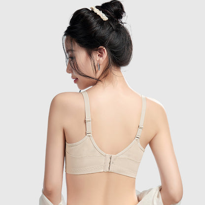 TIRASS Vネックメッシュブラ ワイヤ入り 軽薄 通気性 ノンパッド 大きいサイズ B/Cカップ 75-90