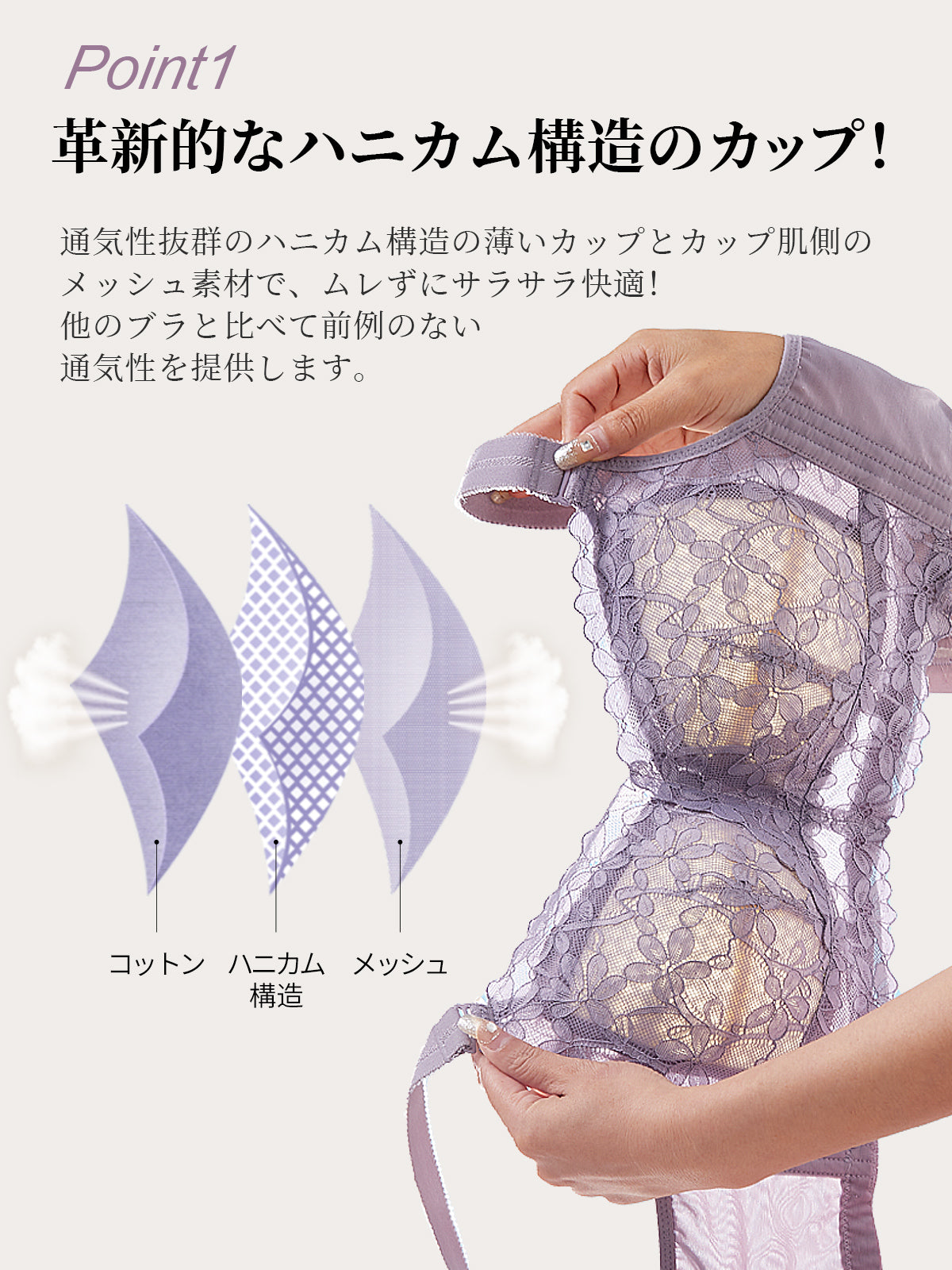 ブラジャー 大きいサイズ ブラ ノンワイヤー 胸を小さく見せるブラ 着痩せ効果 フルカップブラ 小さく見せる 脇高 補正下着 脇高設計 ブラジャー フルカップ レース 背中 スッキリ レース ワイヤレス ブラ 脇肉防止 薄い 通気  b75~g100