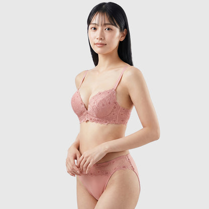 TIRASS ブラジャー ブラショーツセット 上下セット ソフトワイヤー  レディース