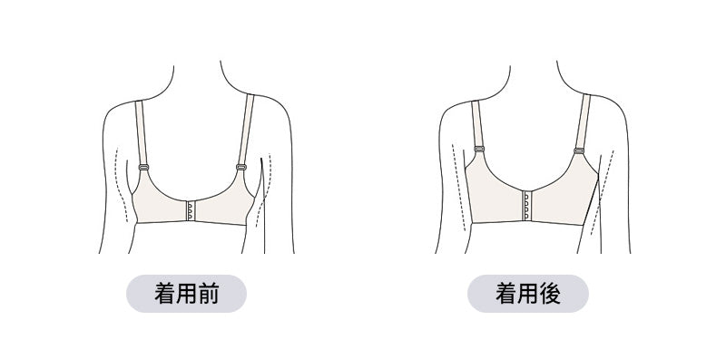 TIRASS 脇高ブラ ノンワイヤーブラジャー レース 補正ブラ 小さく見せる 脇肉カバー 離れ胸・垂れ防止 通気性 B75〜F95