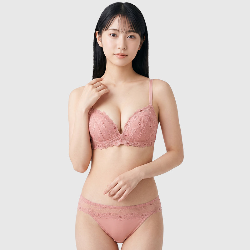TIRASS ブラジャー ブラショーツセット 上下セット ソフトワイヤー  レディース