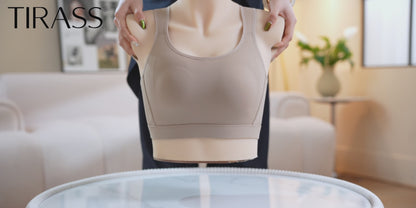 揺れ抑え 軽運動ブラ 小さく見せるブラジャー ノンワイヤー 大きいサイズ対応 A〜Fカップ | TIRASS